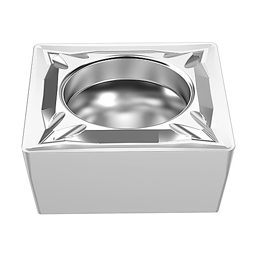SCMT 32.52 F1 TP3501, 0.8 mm Corner Radius, 3.97 mm Thick, 9.525 mm Inscribed Circle, Turning Indexable Insert