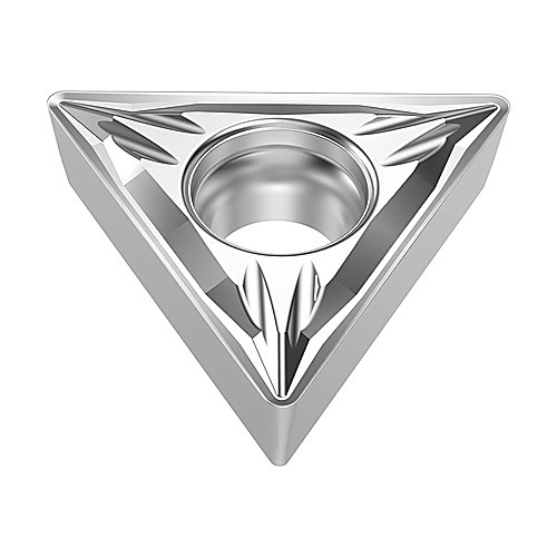 TCMT 32.51 MF2 TP3501, 0.4 mm Corner Radius, 3.97 mm Thick, 9.525 mm Inscribed Circle, Turning Indexable Insert