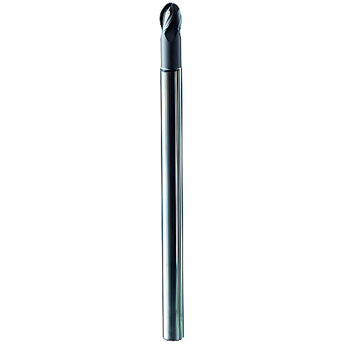 1/8″ Dia. × 1/8″ Shank × 1/8″ DOC × 3″ OAL, Carbide Diamond, 4 Flute, 30° Helix, Round, Ballnose End Mill