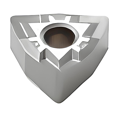 WNMP 331 MF1 890, 1/64″ Corner Radius, 3/16″ Thick, 3/8″ Inscribed Circle, Uncoated, Turning Indexable Insert