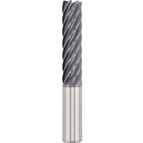 ‎SGS 3/4″ Dia, 2-1/4″ LOC, 3/4″ Shank Dia, 7 Flute, Coolant-Through, 37 Degree Helix, Ti-NAMITE-A (AlTiN) Coated, Series 77, H-Carb, Chip Breaker Square End Mill - 77430