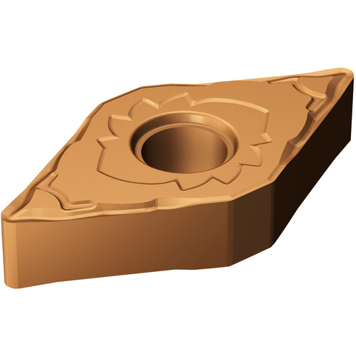 DNMG 432 SF 1125, 0.032″ Corner Radius, 0.187″ Thick, 1/2″ Inscribed Circle, TiAlN, Turning Indexable Insert