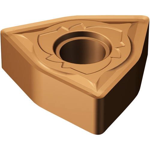 WNMG 432 SMR 1125, 0.032″ Corner Radius, 0.187″ Thick, 1/2″ Inscribed Circle, TiAlN, Trigon, Turning Indexable Insert
