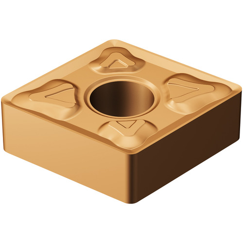 CNMG 431 XM GC15, 0.016″ Corner Radius, 0.187″ Thick, 1/2″ Inscribed Circle, TiAlN, Turning Indexable Insert