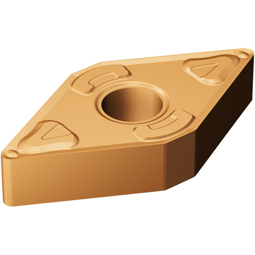 DNMG 432 XF GC15, 0.032″ Corner Radius, 0.187″ Thick, 1/2″ Inscribed Circle, TiAlN, Turning Indexable Insert