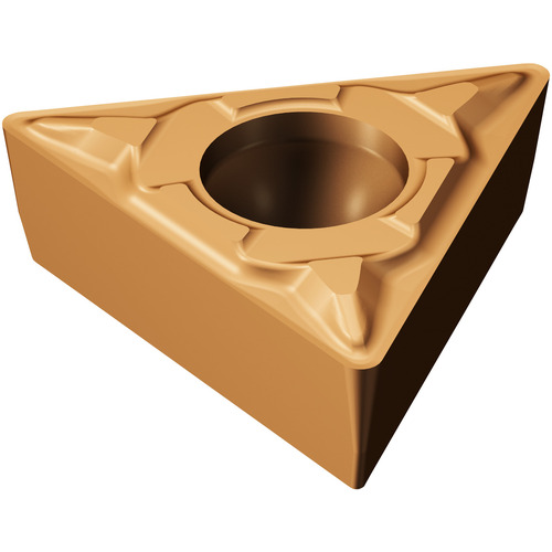 TCMT 12120 MF 1115, 0.008″ Corner Radius, 0.075″ Thick, 5/32″ Inscribed Circle, TiAlN|AlCr2O3, Triangle, Turning Indexable Insert