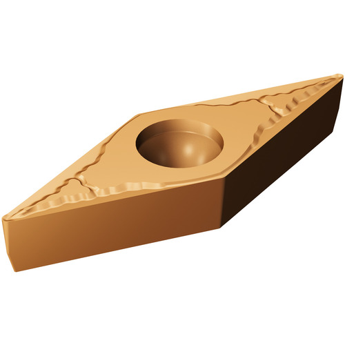 VBMT 333 MM 1125, 0.047″ Corner Radius, 0.187″ Thick, 3/8″ Inscribed Circle, TiAlN, 35° Diamond, Turning Indexable Insert