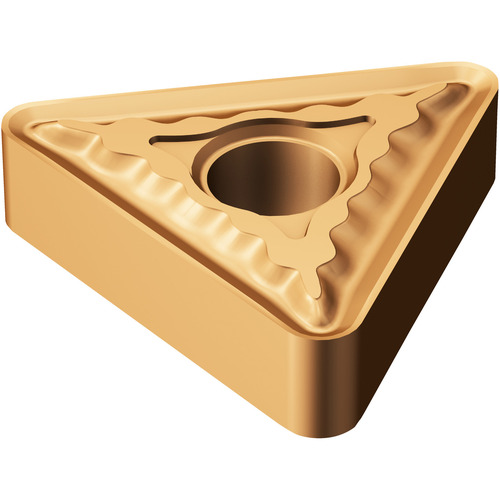 TNMG 332 QM 1115, 0.032″ Corner Radius, 0.187″ Thick, 3/8″ Inscribed Circle, TiAlN|AlCr2O3, Triangle, Turning Indexable Insert