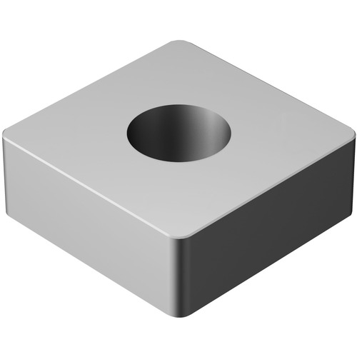 SNGA 433 T0 6190, 0.047″ Corner Radius, 0.187″ Thick, 1/2″ Inscribed Circle, Uncoated, Square, Turning Indexable Insert