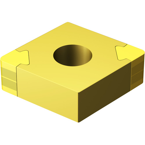CNGA 433 B 7525, 0.047″ Corner Radius, 0.187″ Thick, 1/2″ Inscribed Circle, TiN, 80° Diamond, Turning Indexable Insert