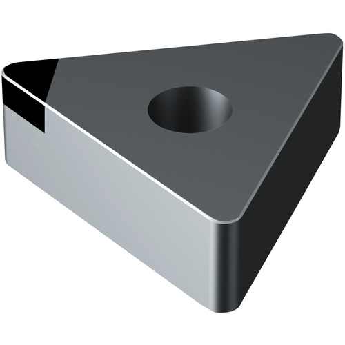 TNMA 331 E CB20, 0.016″ Corner Radius, 0.187″ Thick, 3/8″ Inscribed Circle, Uncoated, Triangle, Turning Indexable Insert