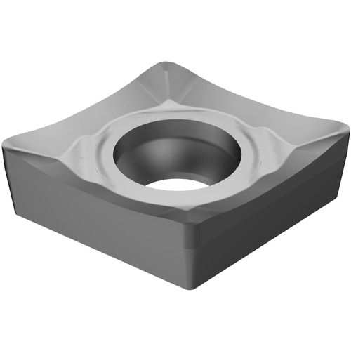 CCGX 3252 AL H10, 0.032″ Corner Radius, 0.156″ Thick, 3/8″ Inscribed Circle, Uncoated, Turning Indexable Insert
