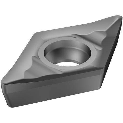 DCGX 3252 AL H10, 0.032″ Corner Radius, 0.156″ Thick, 3/8″ Inscribed Circle, Uncoated, Turning Indexable Insert