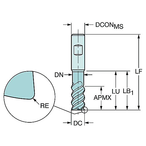 SOLID CARBIDE END MILL