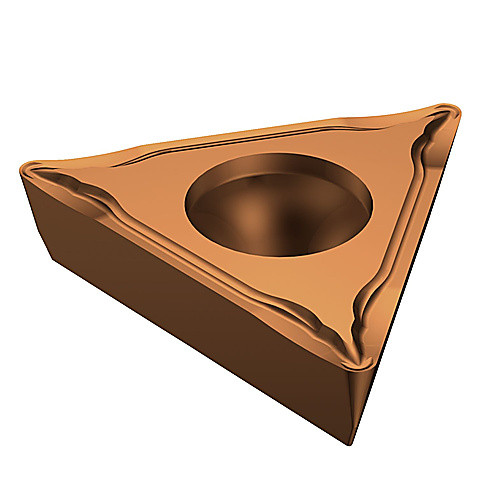 TPMT 432 UM 1125, 0.032″ Corner Radius, 0.187″ Thick, 1/2″ Inscribed Circle, TiAlN, Triangle, Turning Indexable Insert