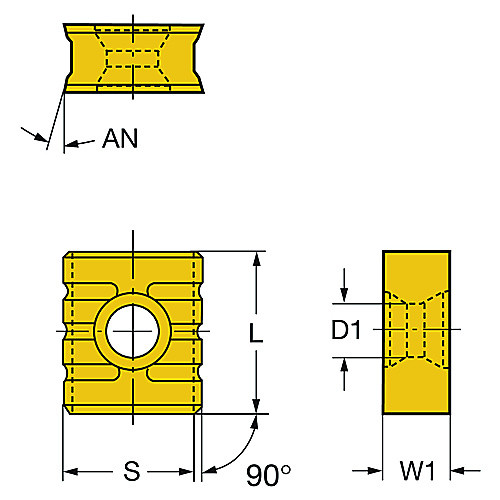 21531211111 H13A T-Max Milling Insert