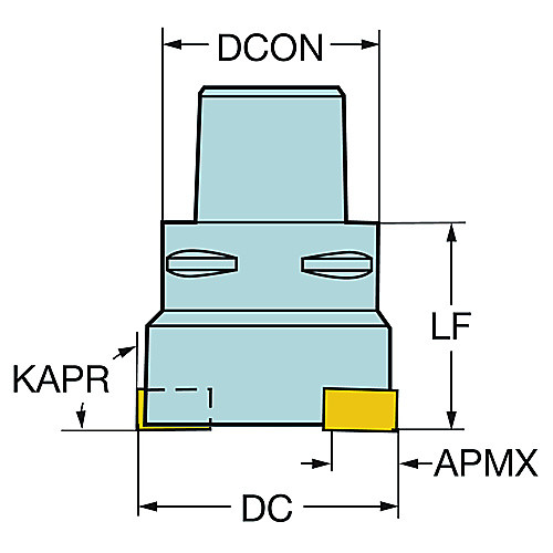 ‎RA215-A076C6-25M PLUNGE CUTTER