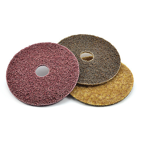 ‎Shur-brite 4-1/2″ × 7/8″ Finish Duty Surface Conditioning Arbor Mounted Hook & Loop Disc, CRS