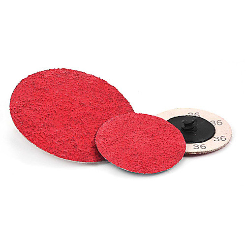 Shur-kut Rigid-kut 2″ Type S Ceramic Grinding Aid Quick Change Disc, 50 Grit