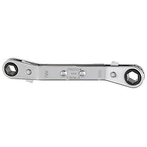 ‎Proto Offset Double Box Reversible Ratcheting Wrench 7 × 8 mm - 6 Point
