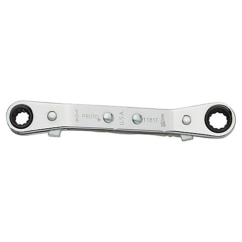 ‎Proto Offset Double Box Reversible Ratcheting Wrench 1/4″ × 5/16″ - 12 Point