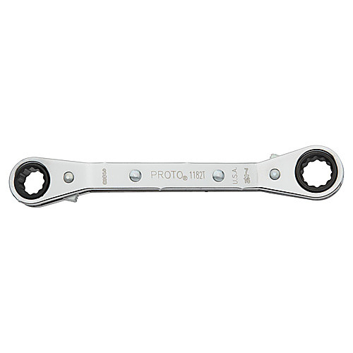 ‎Proto Offset Double Box Reversible Ratcheting Wrench 3/8″ × 7/16″ - 12 Point