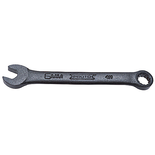 ‎Proto Black Oxide Metric Short Combination Wrench 6 mm - 12 Point