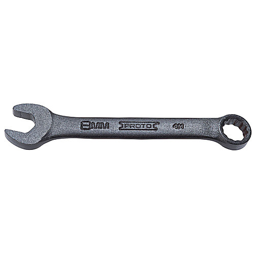 ‎Proto Black Oxide Metric Short Combination Wrench 8 mm - 12 Point