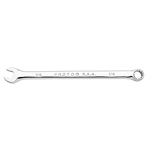 Proto Full Polish Combination Wrench 1/4″ - Spline