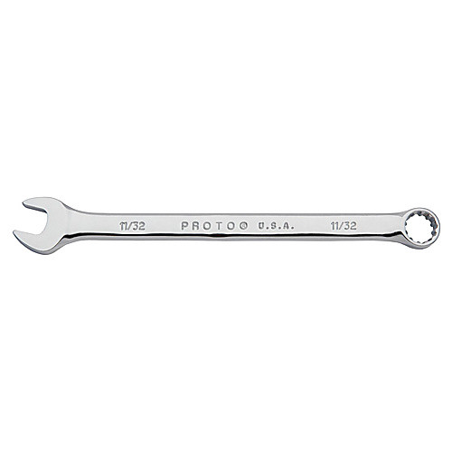 Proto Full Polish Combination Wrench 11/32″ - Spline