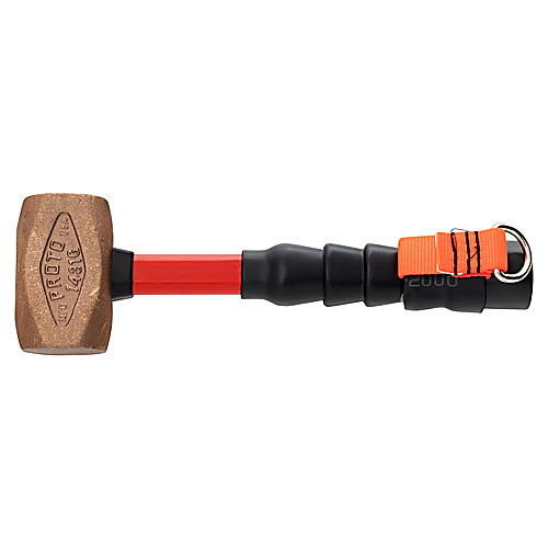 Proto Tether-Ready 3.8 Lb. Brass Hammer