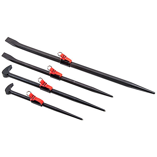 Proto Tether-Ready 4 Piece Pry & Rolling Head Bars Set