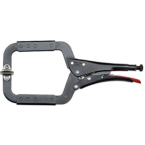‎Proto Locking C-Clamp Pliers w/Swivel Pads - 14-3/8″