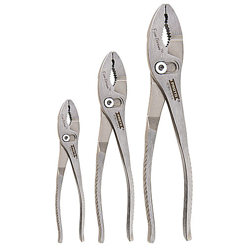 Proto 3 Piece XL Series Slip Joint Natural Finish Pliers Set