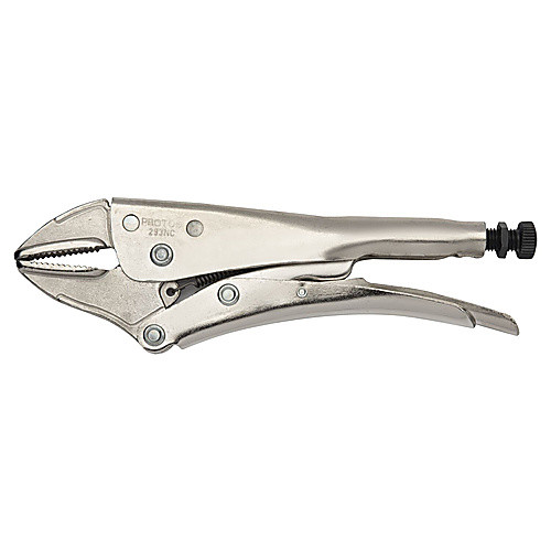 Proto Nickel Chrome Locking Pliers - Straight Jaw 10″