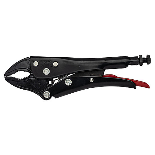 ‎Proto Locking Curved Jaw Pliers w/Cutter - 7-15/32″