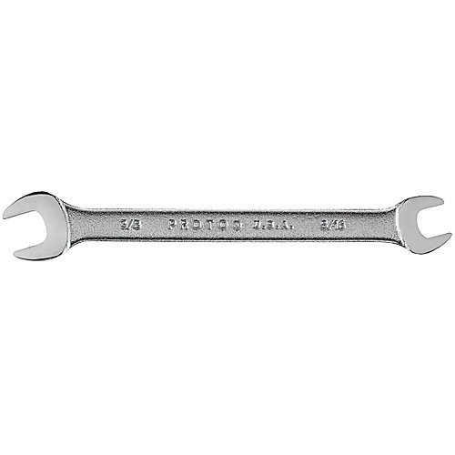 Proto Satin Open-End Wrench - 3/8″ × 5/16″