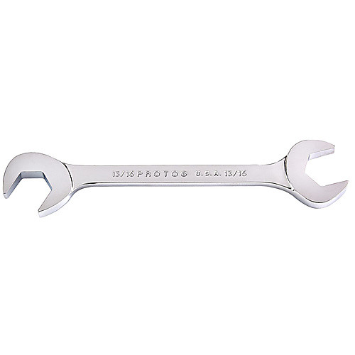 Proto Full Polish Angle Open-End Wrench - 13/16″