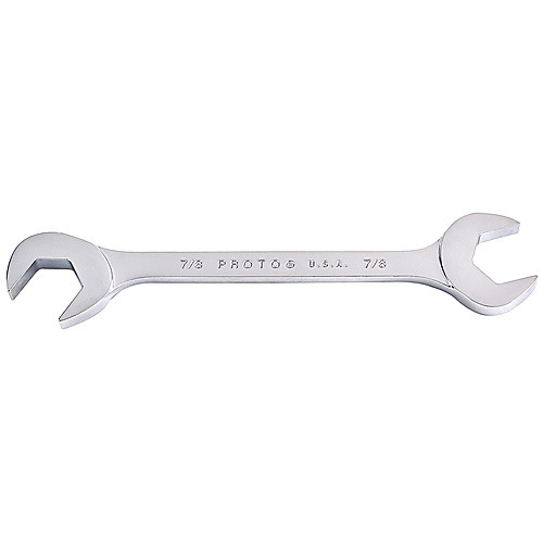 Proto Full Polish Angle Open-End Wrench - 7/8″