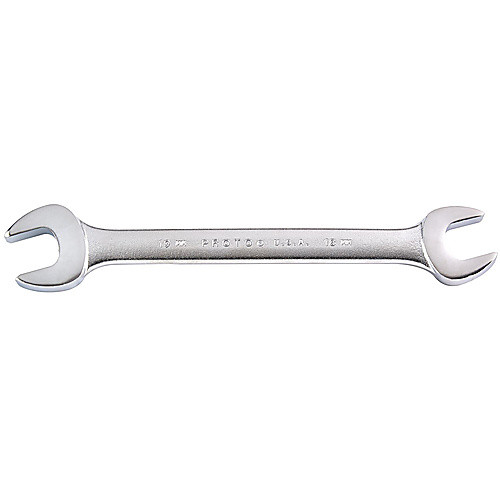 Proto Satin Open-End Wrench - 18 mm × 19 mm