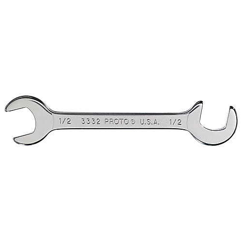 Proto Short Satin Angle Open-End Wrench - 1/2″