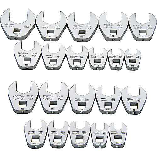 20 PC CROWFOOT SET J49000