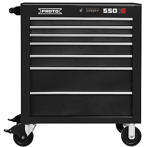 ‎Proto 550S 34″ Roller Cabinet - 7 Drawer, Dual Black