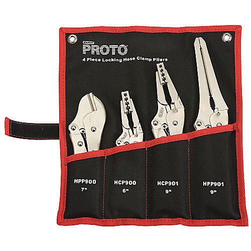 Proto 4 Piece Locking Hose Clamp Pliers Set