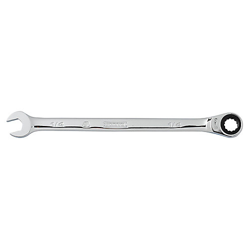 ‎Proto Full Polish Combination Non-Reversible Ratcheting Wrench 1/4″ - 12 Point