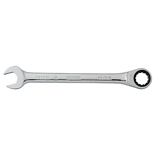 ‎Proto Full Polish Combination Non-Reversible Ratcheting Wrench 11/16″ - 12 Point