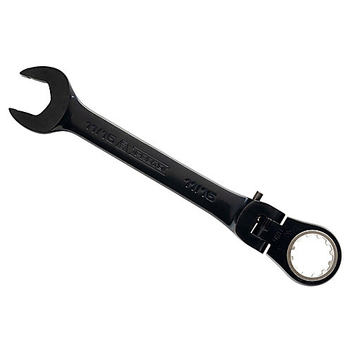 Proto Black Chrome Combination Locking Flex-Head Ratcheting Wrench 11/16″ - Spline