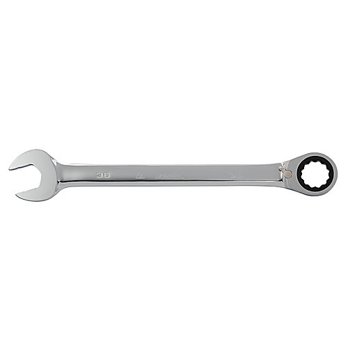 ‎Proto Full Polish Combination Reversible Ratcheting Wrench 36 mm - 12 Point