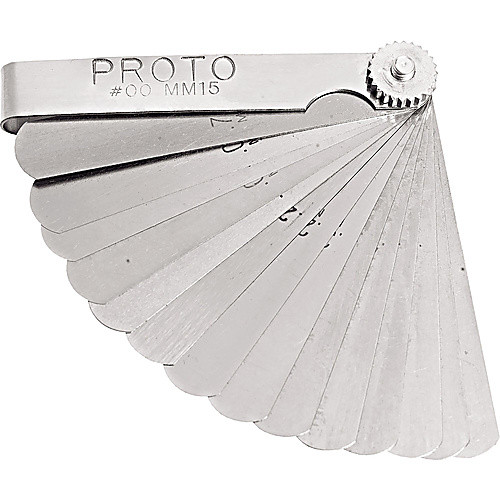 Proto 15 Blade Metric Feeler Gauge Set