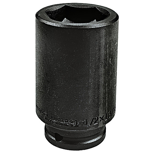 ‎Proto 3/4″ Drive Budd Wheel Deep Length Impact Socket 1-1/2″ - 6 Point